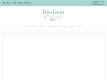 Tablet Screenshot of deegees.com